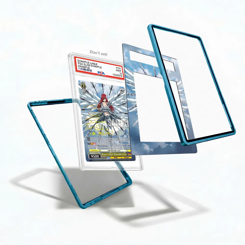Heaven's Wheel Blumenblatt, Erza E002 HVN WHL BLMNBLT-ERZA Extended Art Display Cases - PSA Slab Case - Detail View