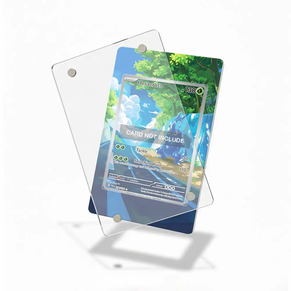 Heracross 194-193 IR AR Paldea Evolved Extended Art Display Cases - Magnetic Case - Detail View