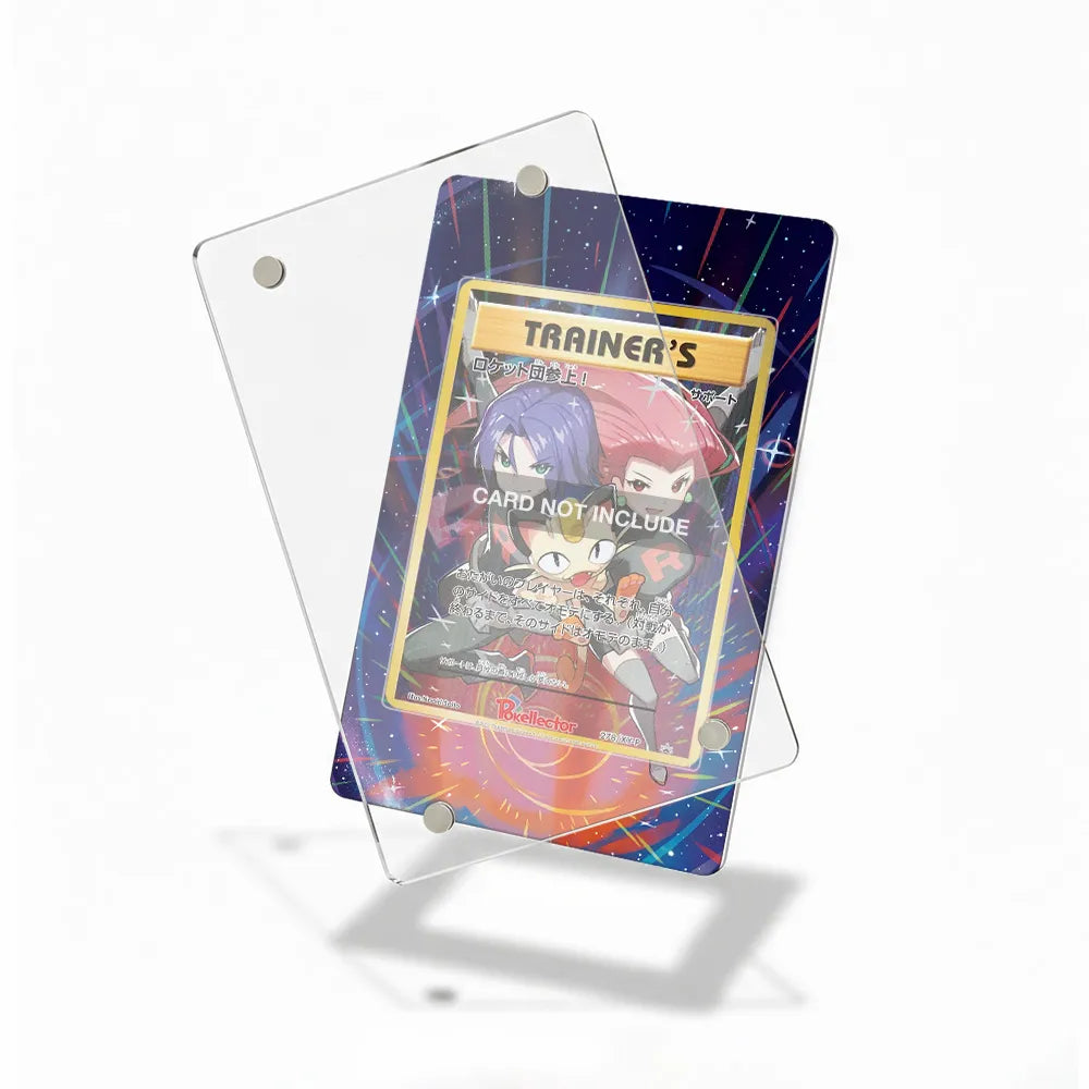 Here Comes Team Rocket 278 XY-P Promo JP Extended Art Display Cases - Magnetic Case - Detail View
