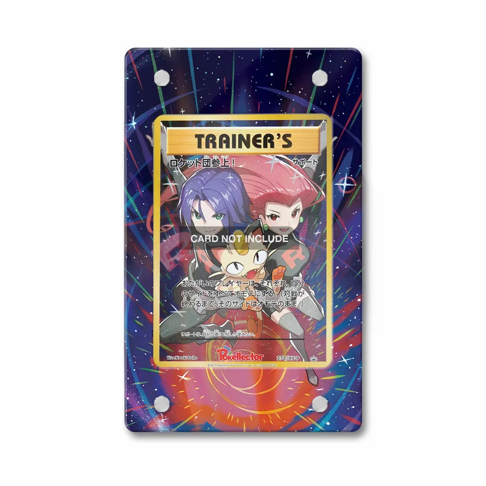 Here Comes Team Rocket 278 XY-P Promo JP Extended Art Display Cases - PSA Slab Case - Front View