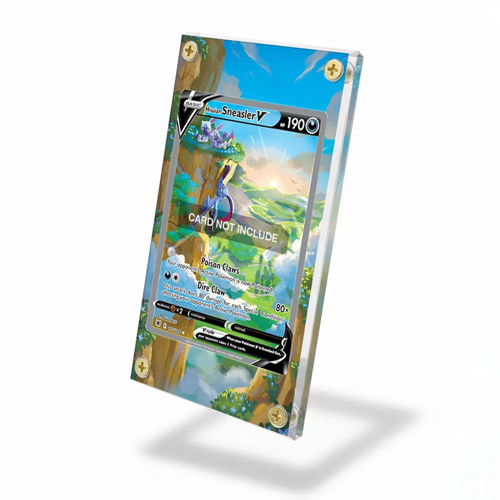Hisuian Sneasler V 175-189 SIR SAR Astral Radiance Alternate Art Extended Art Display Cases - Screws Case - Side View