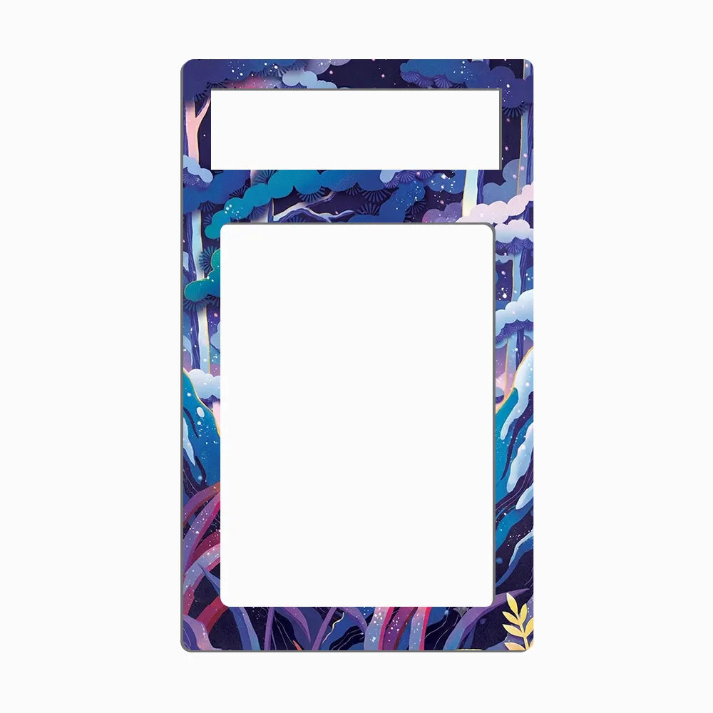 Hisuian Zorua 145-128 Illustration Rare 30th Anniversary Pokemon Cards Custom Art Display Cases - PSA Metal Art Only - Front View
