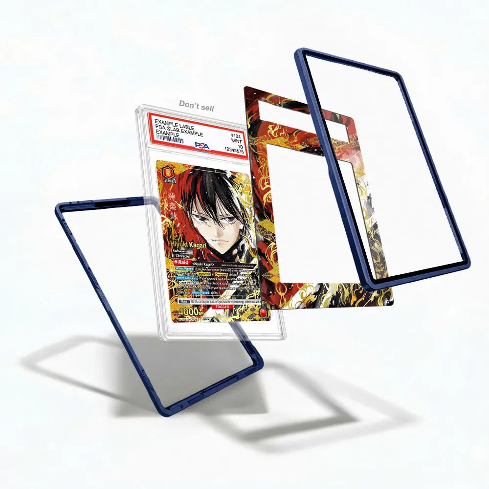 Hiyuki Kagari UE16BT-KGR-1-067 TCR Extended Art Display Cases - PSA Slab Case - Detail View
