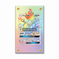 Hoopa GX 187-181 Unified Minds Pokemon Cards Extended Art Display Cases - Screws Case - Front View