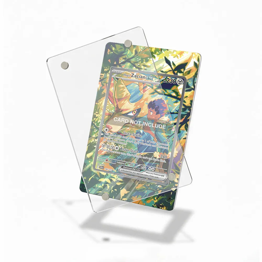 Hop's Zacian ex 186-159 SIR SAR Journey Together Extended Art Display Cases - Magnetic Case - Detail View