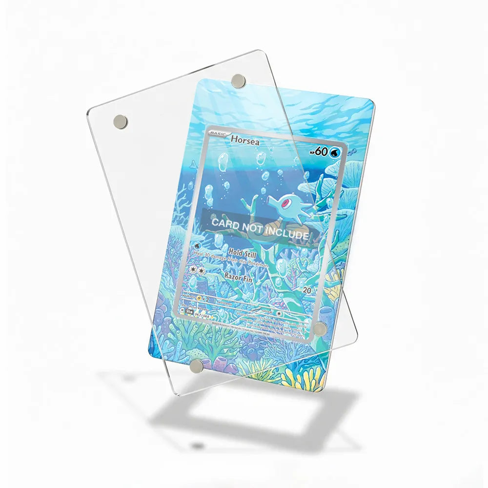 Horsea 067-064 IR AR Shrouded Fable Extended Art Display Cases - Magnetic Case - Detail View