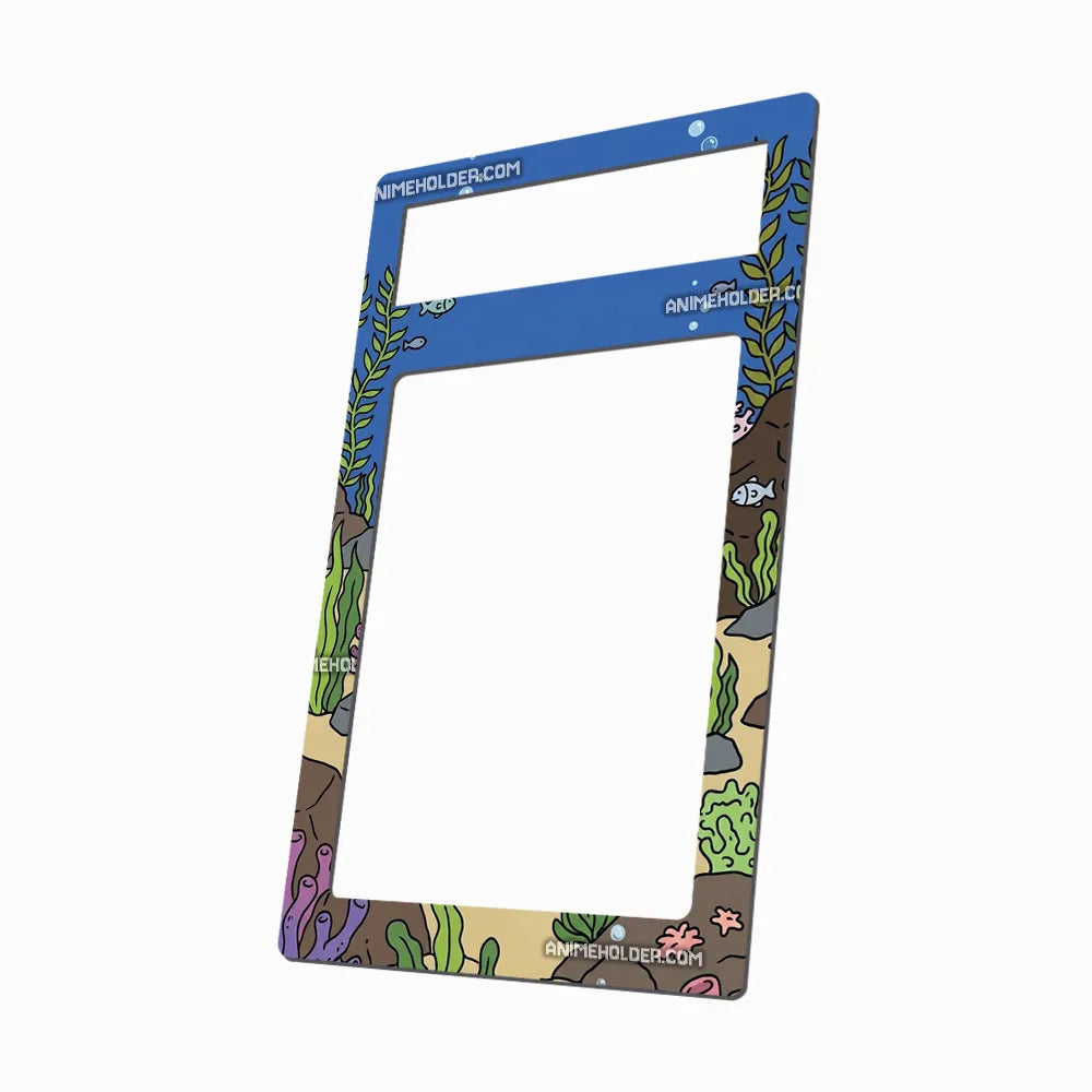 Horsea 84-147 Aquapolis Pokemon Cards Custom Art Display Cases - PSA Metal Art Only - Side View