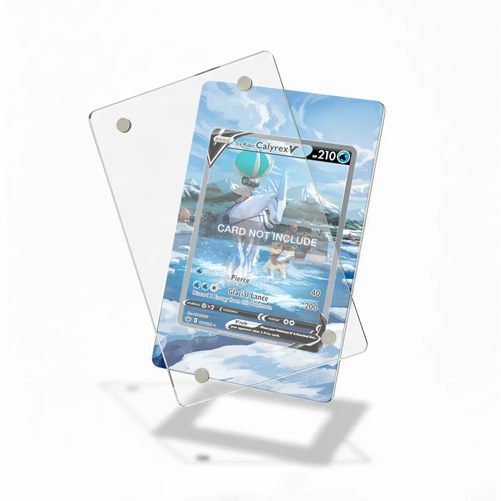 Ice Rider Calyrex V 164-198 SIR SAR Extended Art Display Cases - Magnetic Case - Detail View