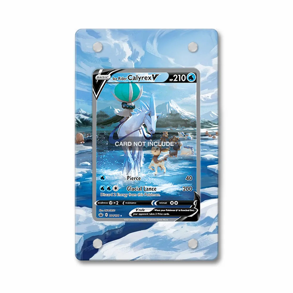 Ice Rider Calyrex V 164-198 SIR SAR Extended Art Display Cases - Magnetic Case - Front View