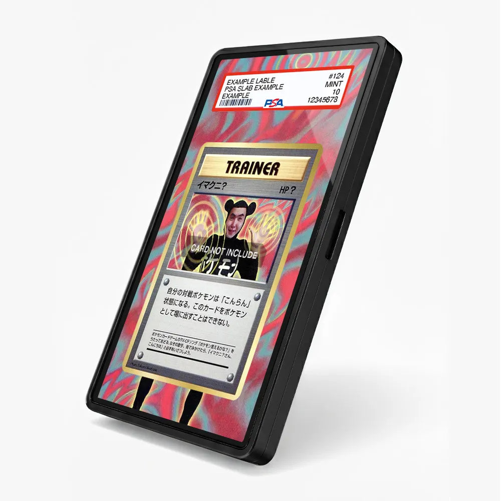 Imakuni 76-XY-P Japanese Promo Extended Art Display Cases - PSA Slab Case - Side View