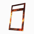Infernape 4 43-111 Uncommon Rising Rivals Extended Art Display Cases - PSA Metal Art Only - Side View