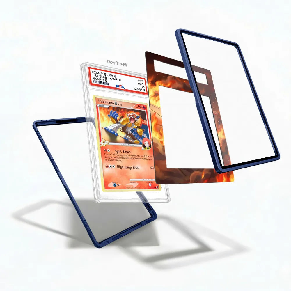Infernape 4 43-111 Uncommon Rising Rivals Extended Art Display Cases - PSA Slab Case - Detail View