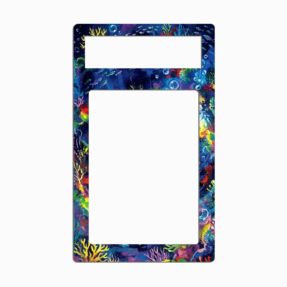 Inkay 085-076 AR Storm Emeralda Delta Reign Pokemon Cards Custom Art Display Cases - PSA Metal Art Only - Front View
