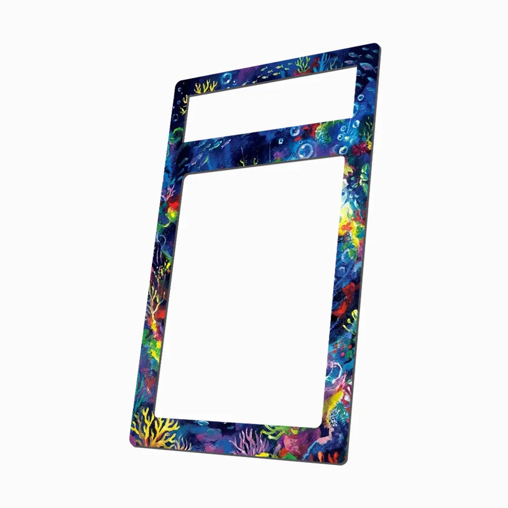 Inkay 085-076 AR Storm Emeralda Delta Reign Pokemon Cards Custom Art Display Cases - PSA Metal Art Only - Side View