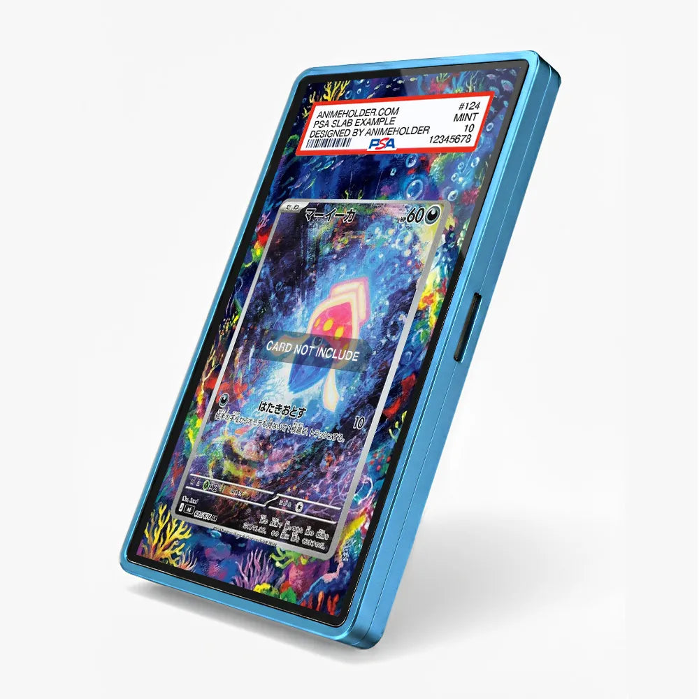 Inkay 085-076 AR Storm Emeralda Delta Reign Pokemon Cards Custom Art Display Cases - PSA Slab Case - Side View