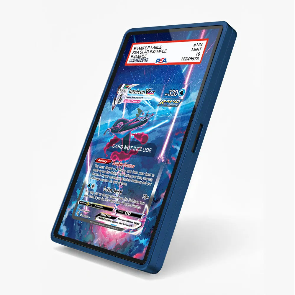 Inteleon VMAX 266-264 SIR SAR Fusion Strike Alternate Art Extended Art Display Cases - PSA Slab Case - Side View