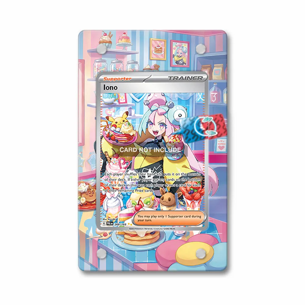 Iono 269-193 SIR SAR Paldea Evolved Extended Art Display Cases - PSA Graded Guard Case - Front View