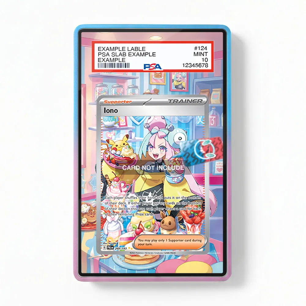 Iono 269-193 SIR SAR Paldea Evolved Extended Art Display Cases - PSA Graded Guard Case - Front View