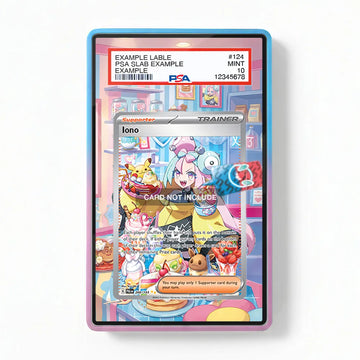 Iono 269-193 SIR SAR Paldea Evolved Extended Art Display Cases - PSA Graded Guard Case - Front View