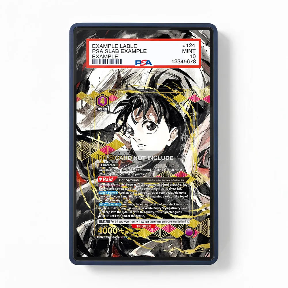 Iori Samura UE16BT-KGRP-006 BT16 Extended Art Display Cases - PSA Slab Case - Front View