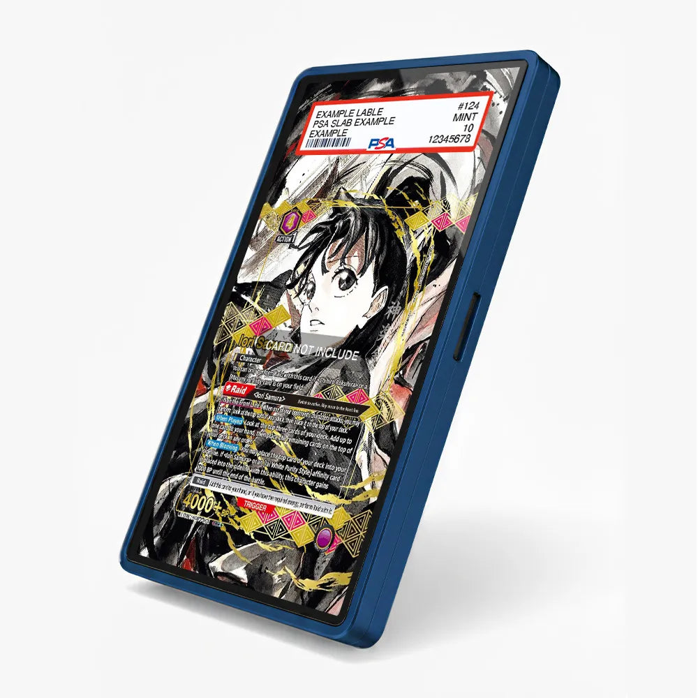 Iori Samura UE16BT-KGRP-006 BT16 Extended Art Display Cases - PSA Slab Case - Side View