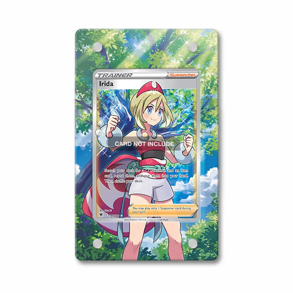 Irida 186-189 Ultra Rare Astral Radiance Extended Art Display Cases - Magnetic Case - Front View