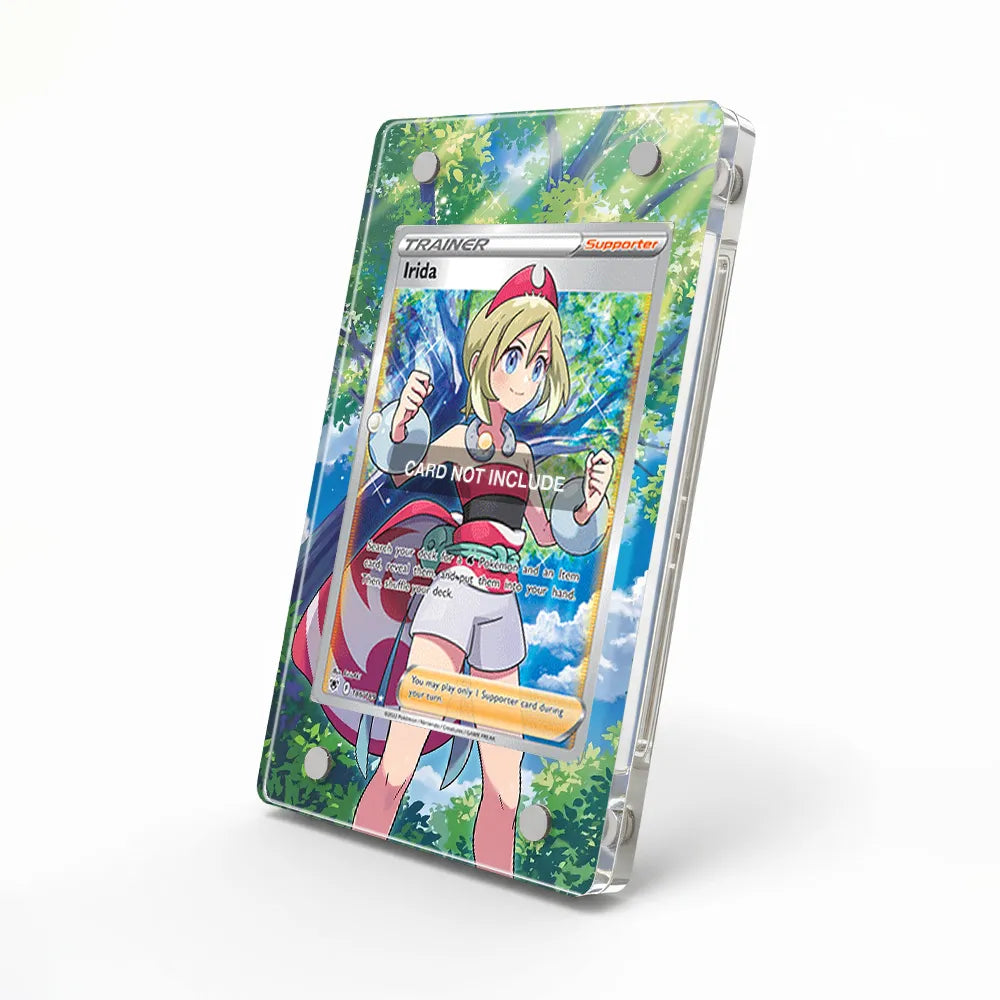 Irida 186-189 Ultra Rare Astral Radiance Extended Art Display Cases - Magnetic Case - Side View