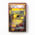 Iron Boulder ex 207-162 Extended Art Display Cases - PSA Slab Case - Front View