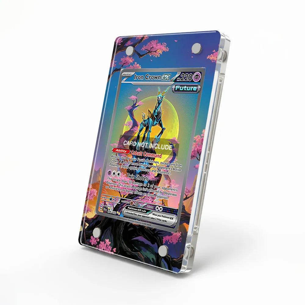 magnetic cases for pokemon cards Iron Crown ex 206-162 Extended Art Pokemon Card Display Case