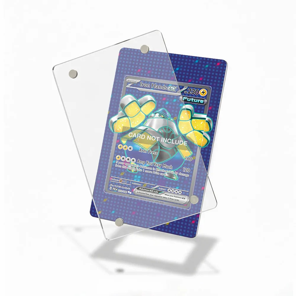 Iron Hands ex 223-182 Ultra Rare Paradox Rift Extended Art Display Cases - Magnetic Case - Detail View
