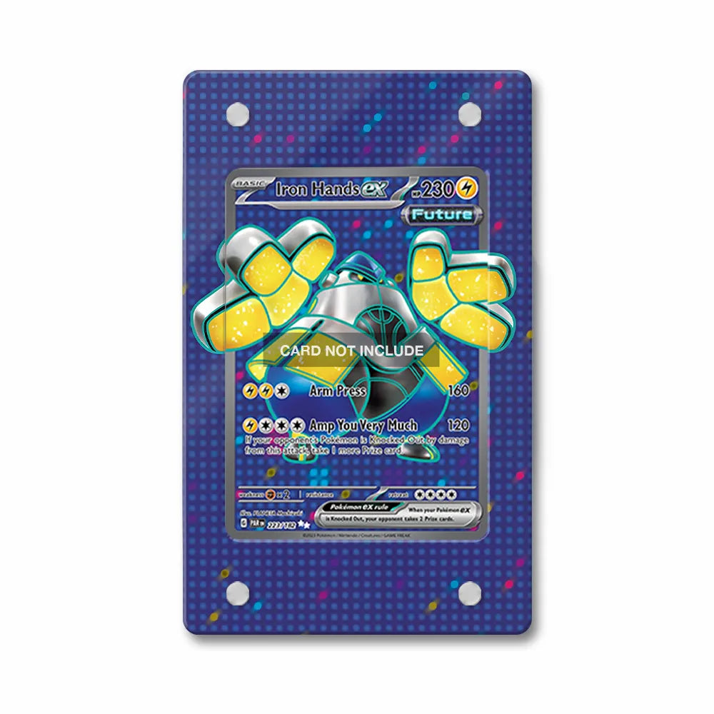 Iron Hands ex 223-182 Ultra Rare Paradox Rift Extended Art Display Cases - PSA Slab Case - Front View