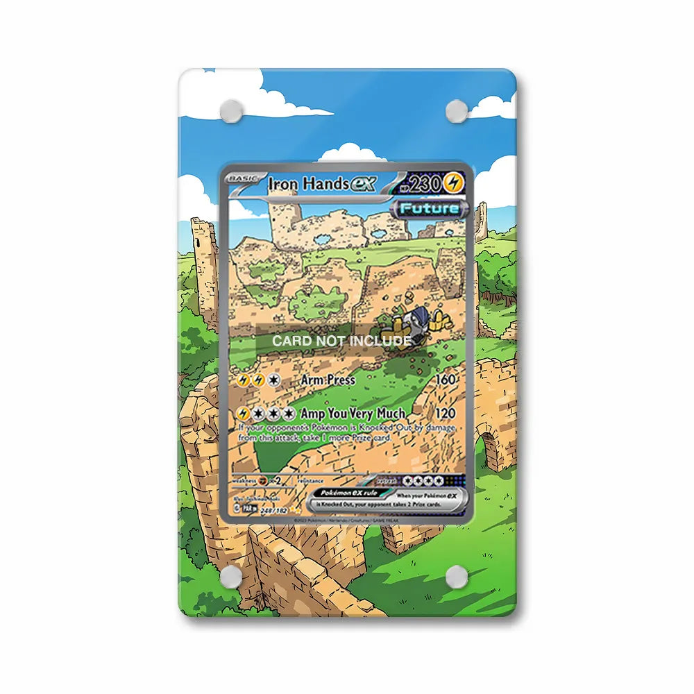 Iron Hands ex 248-182 SIR SAR Paradox Rift Extended Art Display Cases - PSA Slab Case - Front View