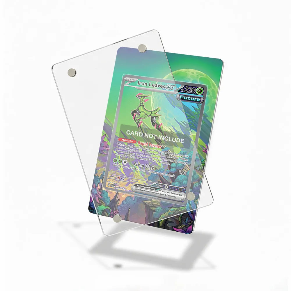 Iron Leaves ex 203-162 Extended Art Display Cases - Magnetic Case - Detail View