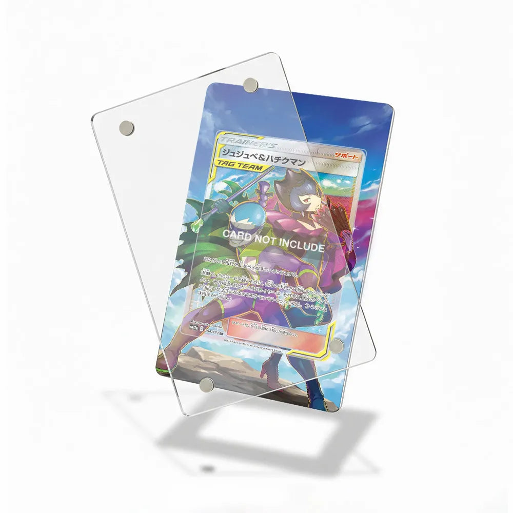 Jessie & James 194-173 Tag Team GX All Stars Extended Art Display Cases - Magnetic Case - Detail View