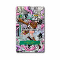 Jewelry Bonney 118 Manga Alternate Art Pokemon Cards Custom Art Display Cases - Magnetic Case - Front View