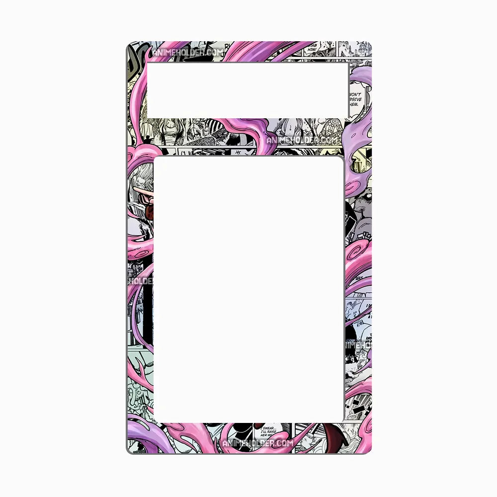 Jewelry Bonney 118 Manga Alternate Art Pokemon Cards Custom Art Display Cases - PSA Metal Art Only - Front View
