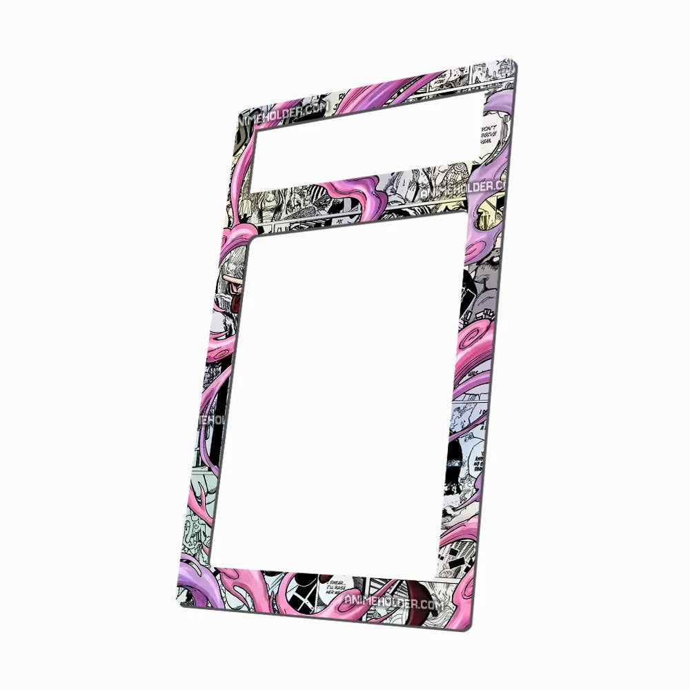 Jewelry Bonney 118 Manga Alternate Art Pokemon Cards Custom Art Display Cases - PSA Metal Art Only - Side View