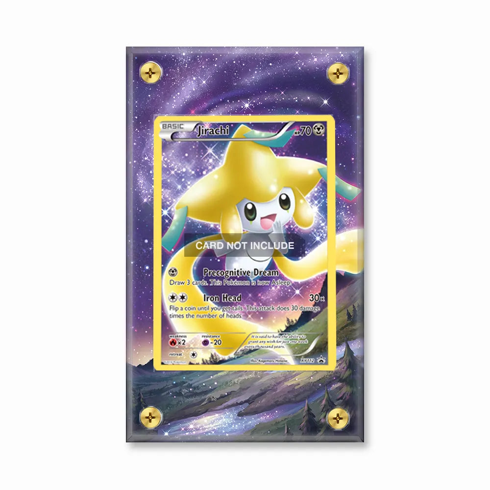 Jirachi XY112 Promo XY Series Extended Art Display Cases - Screws Case - Front View