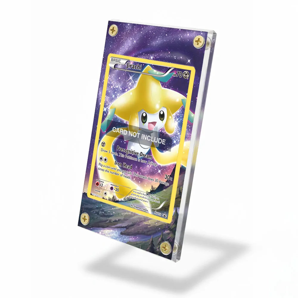 Jirachi XY112 Promo XY Series Extended Art Display Cases - Screws Case - Side View