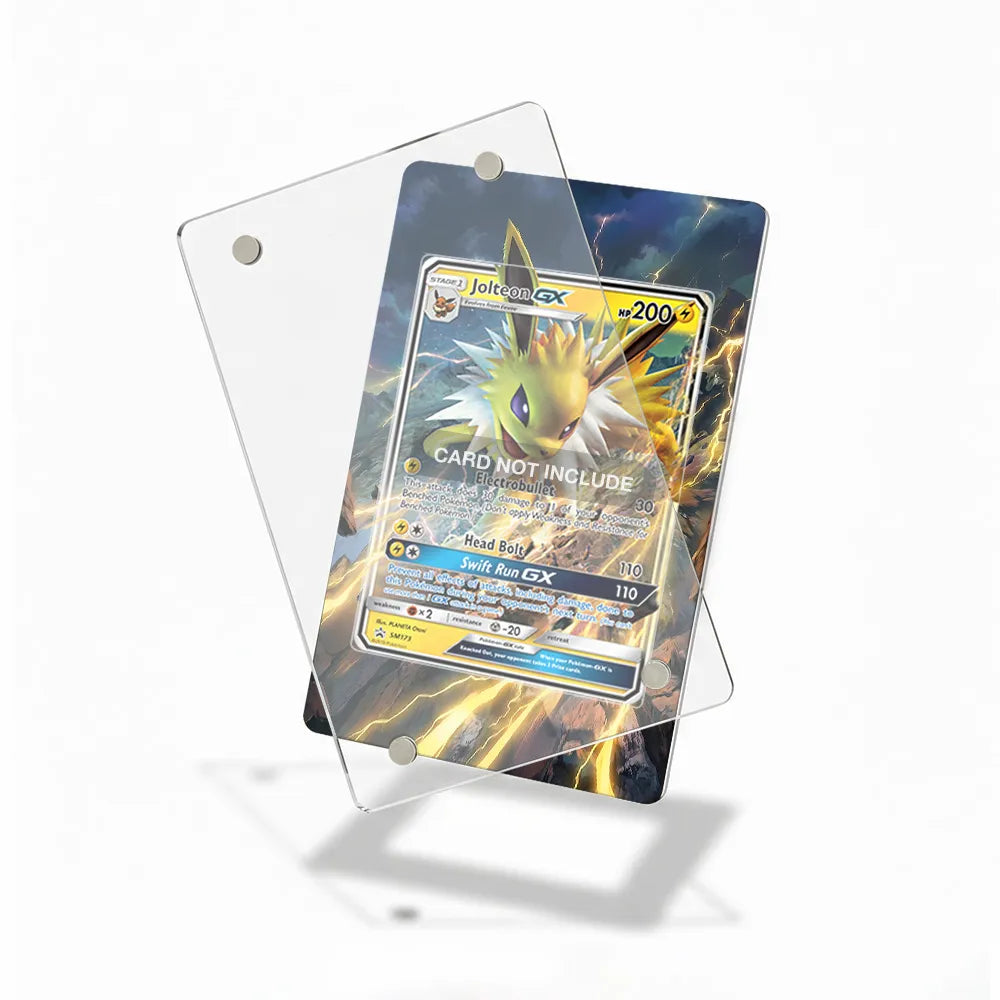 Jolteon GX SM173 Promo Extended Art Display Cases - Magnetic Case - Detail View