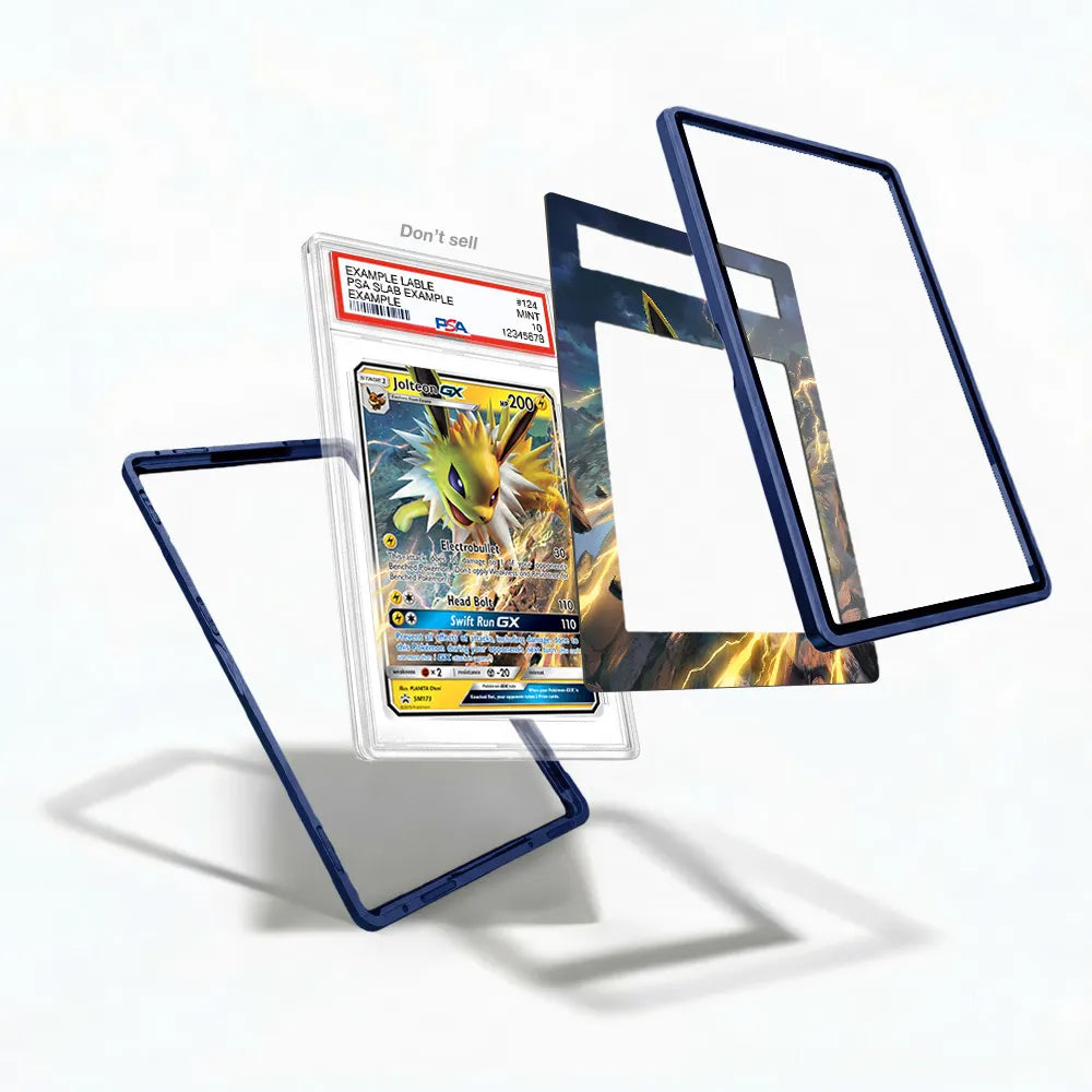Jolteon GX SM173 Promo Extended Art Display Cases - PSA Slab Case - Detail View