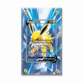 Jolteon V Secret Rare SR Evolving Skies Extended Art Display Cases - Screws Case - Front View