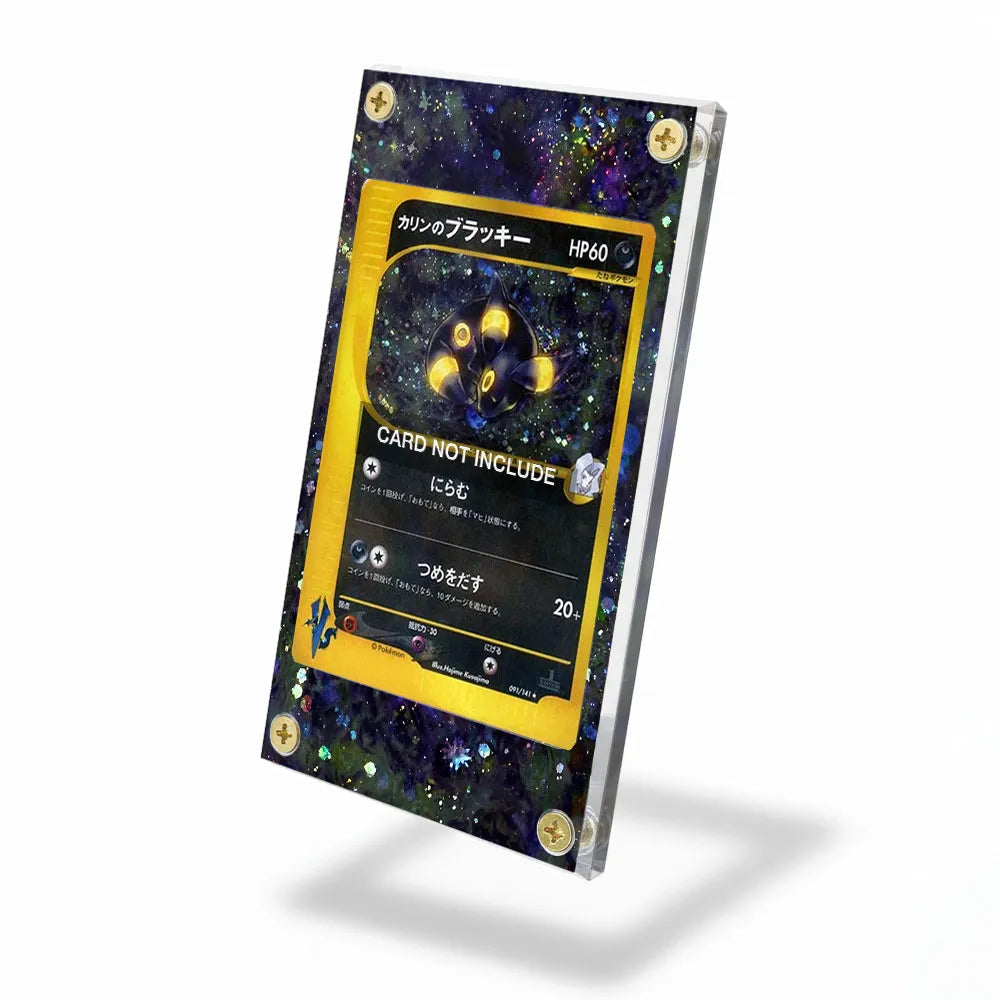 Kairin's Umbreon 091-141 VS Extended Art Display Cases - Screws Case - Side View