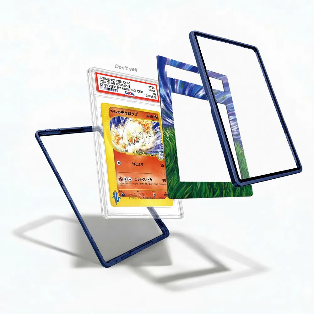Karin's Gyarados 087-141 VS Pokemon Cards Custom Art Display Cases - PSA Slab Case - Detail View