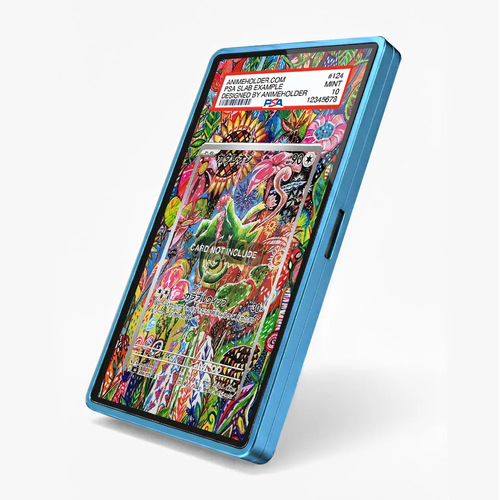 Kecleon 088-076 AR M6 Pokemon Cards Custom Art Display Cases - PSA Slab Case - Side View