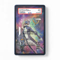 Kira Yamato ST04-010 STR Pokemon Cards Custom Art Display Cases - PSA Slab Case - Front View