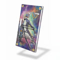 Kira Yamato ST04-010 STR Pokemon Cards Custom Art Display Cases - Screws Case - Side View