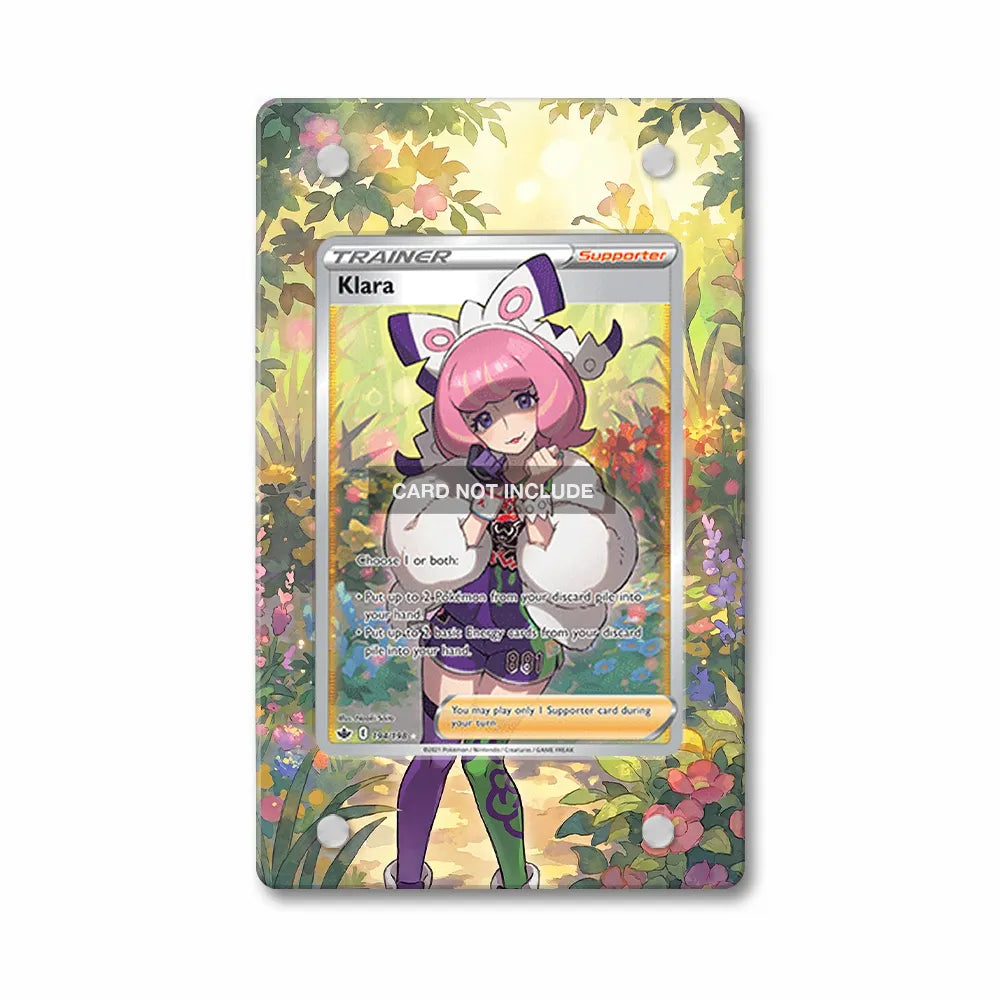 Klara 194-198 SR Chilling Reign Extended Art Display Cases - PSA Slab Case - Front View