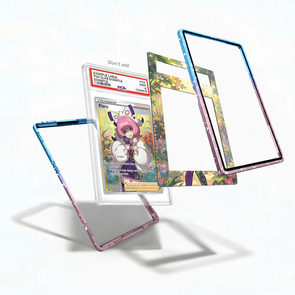Klara 194-198 SR Chilling Reign Extended Art Display Cases - PSA Slab Case - Detail View