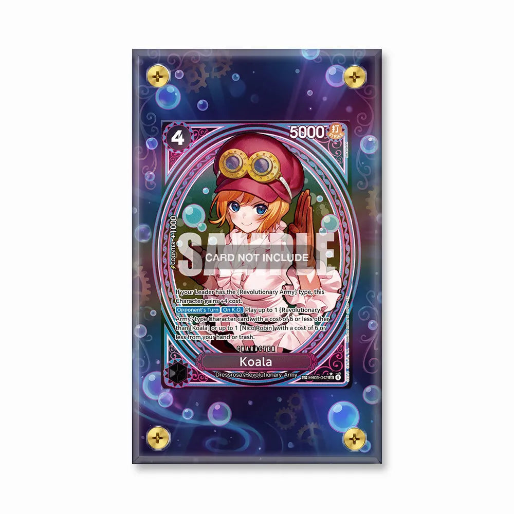 Koala EB03-042 SP Special Rare EB03-Heroines Edition Extended Art Display Cases - Screws Case - Front View